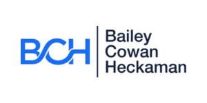 Blue BCH logo on the left, with the text 
