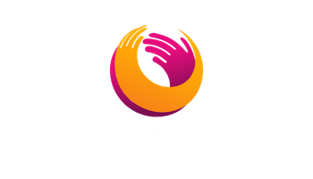 Logo with orange and pink hands forming a circle above the words “CALLING TO ACTION FOUNDATION” in bold, white, uppercase letters.